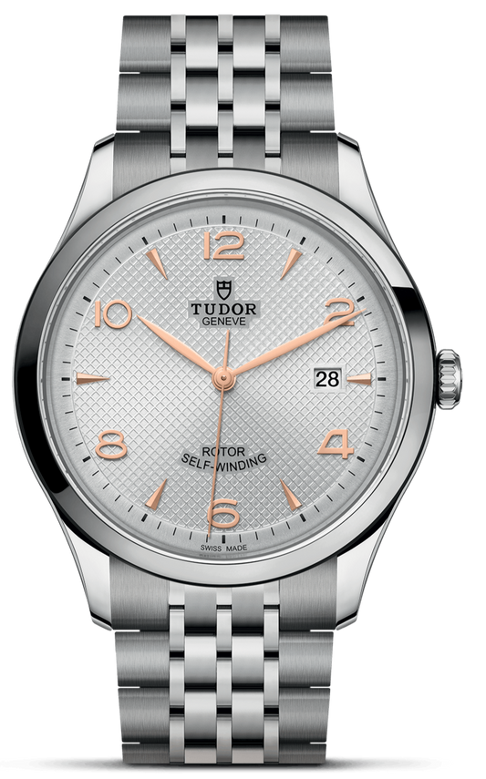 Tudor 1926 Automatic Silver Dial Silver Steel Strap Watch for Men - M91650-0001