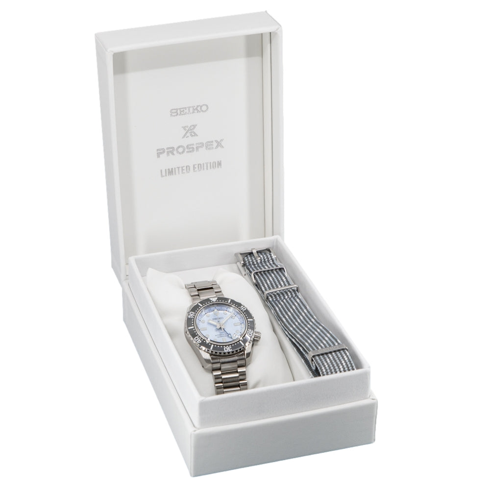 Seiko SPB385J1 Prospex Glacier Blue Limited Ed GMT Auto