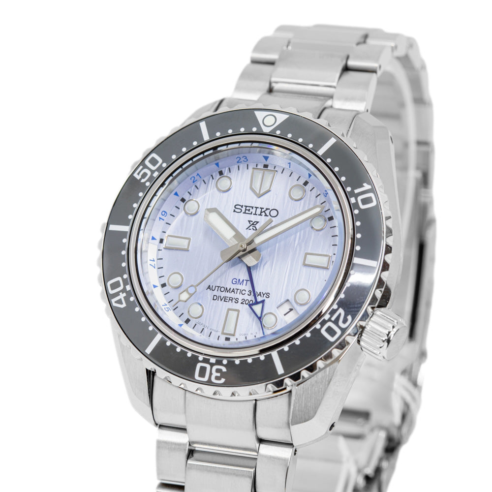 Seiko SPB385J1 Prospex Glacier Blue Limited Ed GMT Auto