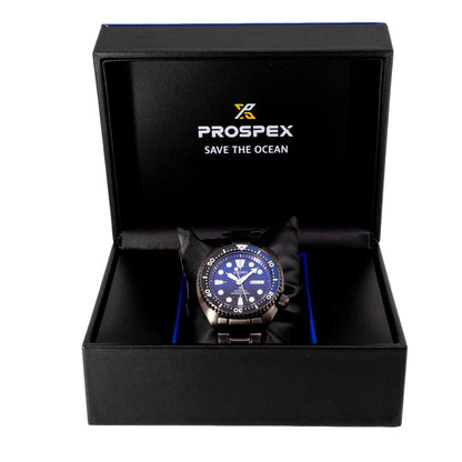 Seiko Men's SRPD11K1 Prospex Save The Ocean Black Auto Watch