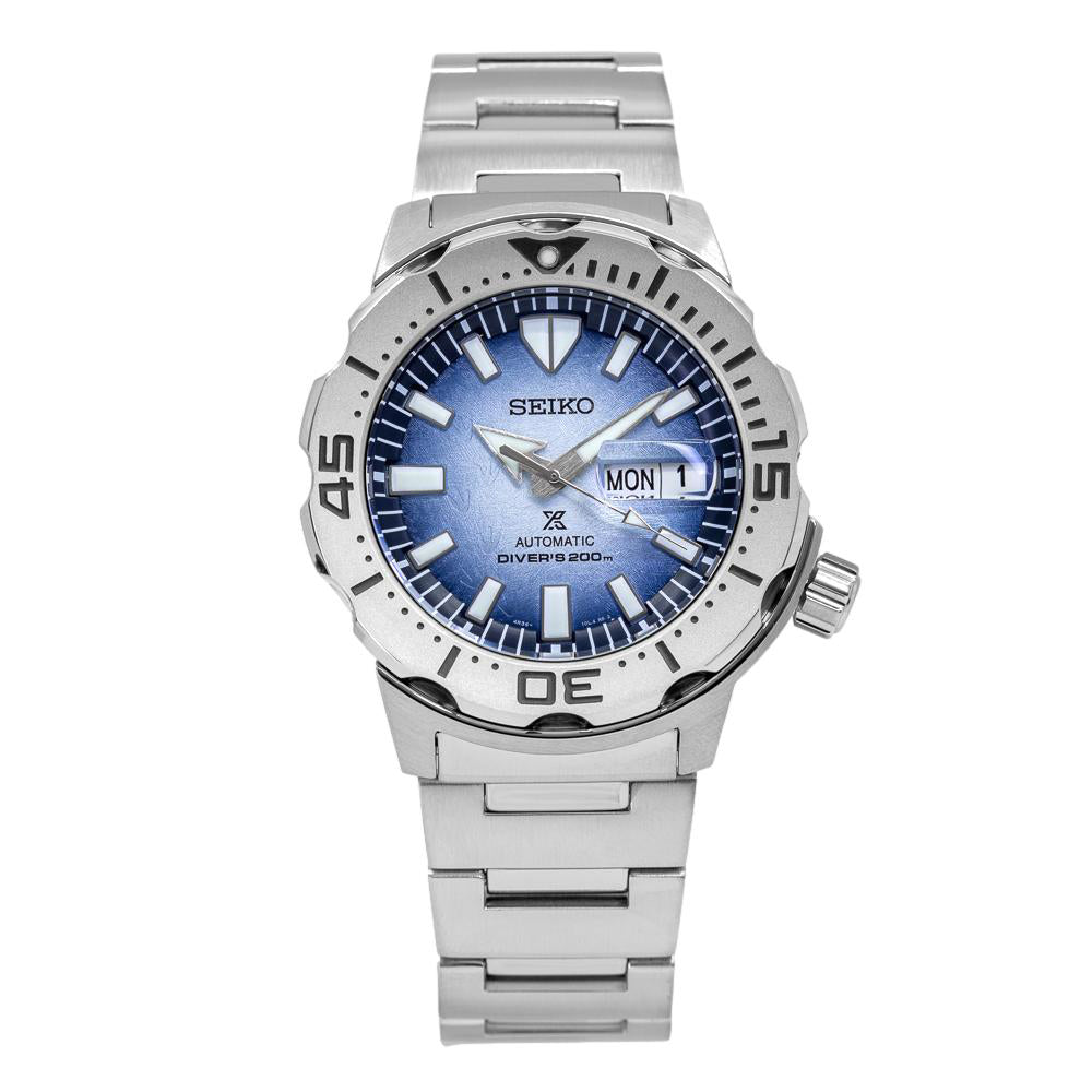 Seiko Men's SRPG57K1 Save The Ocean Prospex  Monster 20 ATM