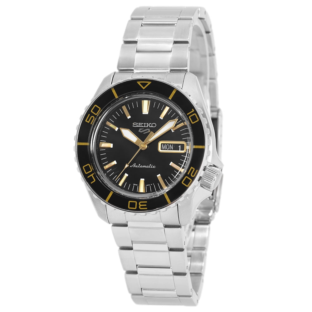 Seiko Men's SRPK99K1 5 Sports Black Dial Automatic