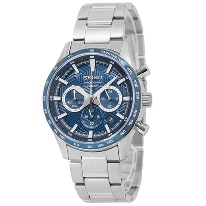 Seiko Men's SSB445P1 Discover More 43mm Quartz Chronograph