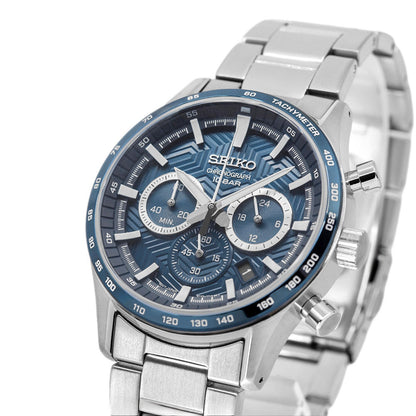 Seiko Men's SSB445P1 Discover More 43mm Quartz Chronograph