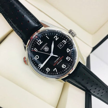 Tag Heuer Carrera Black Dial Watch for Men - WAR2A10.FC6337
