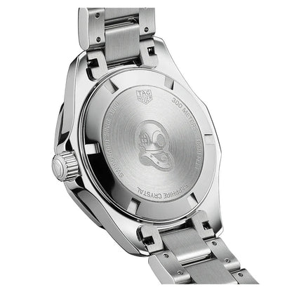 Tag Heuer Aquaracer Quartz Black Dial Silver Steel Strap Watch for Women - WAY131K.BA0748