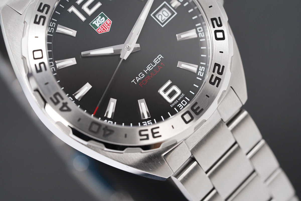Tag Heuer Formula 1 Quartz Black Dial Watch For Men - WAZ1112.BA0875