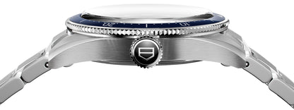 Tag Heuer Autavia Automatic Blue Dial Silver Steel Strap Watch for Men - WBE5116.EB0173