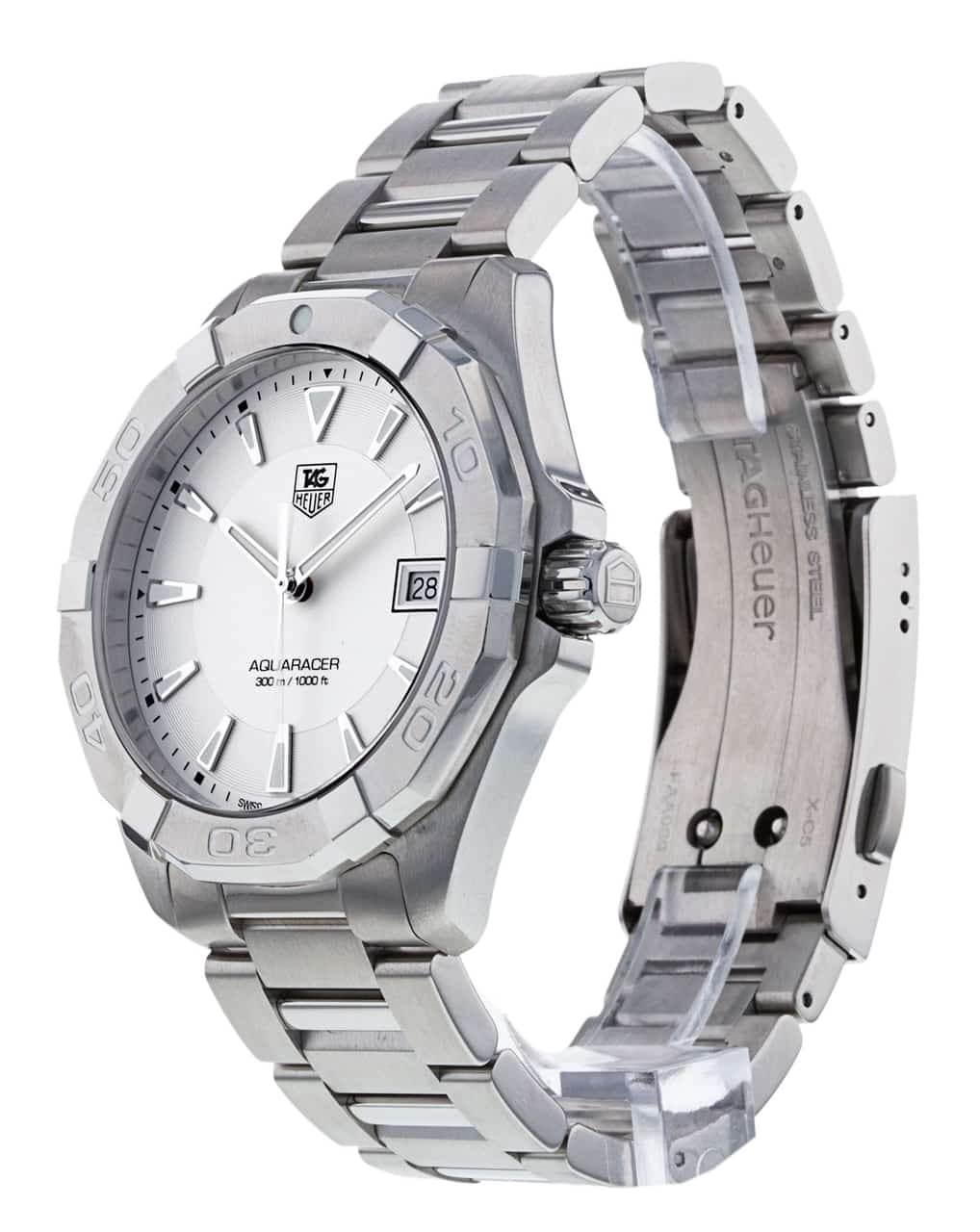 Tag Heuer Aquaracer White Dial Watch for Men - WAY1111.BA0928