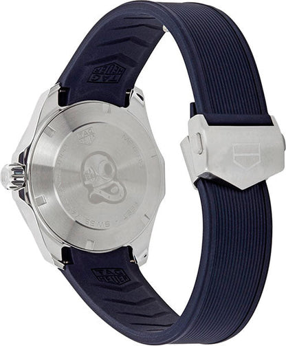 Tag Heuer Aquaracer Blue Dial Blue Rubber Strap Watch for Men - WAY111C.FT6155