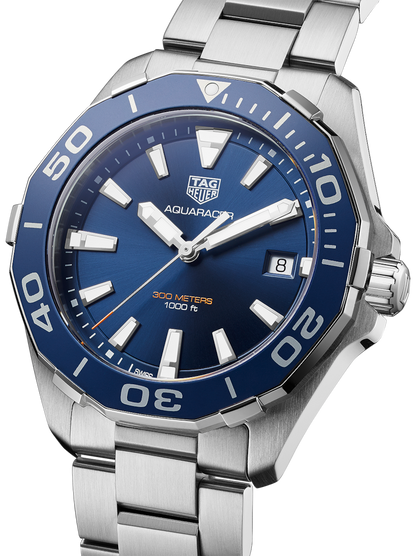 Tag Heuer Aquaracer Blue Dial Watch for Men - WAY111C.BA0928