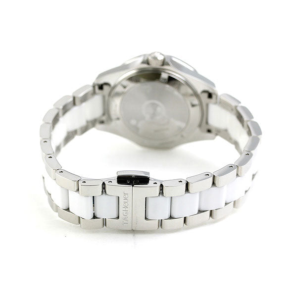 Tag Heuer Aquaracer Diamonds White Dial Two Tone Steel Strap Watch for Women - WAY131H.BA0914