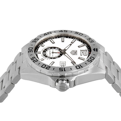 Tag Heuer Formula 1  Calibre 6 Automatic White Dial Silver Steel Strap Watch for Men - WAZ2013.BA0842