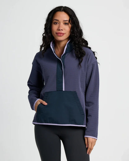 Free Fly Gridback Fleece Snap Pullover - Women's