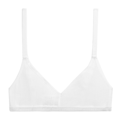 Whipped Non-Wire Bra in White