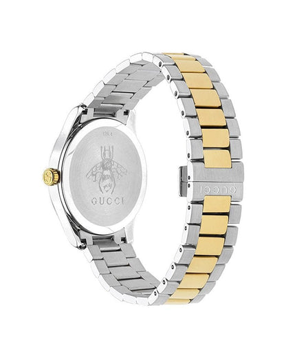 Gucci G Timeless Quartz Stainless Steel Silver Dial 27mm Watch For Women - YA126591