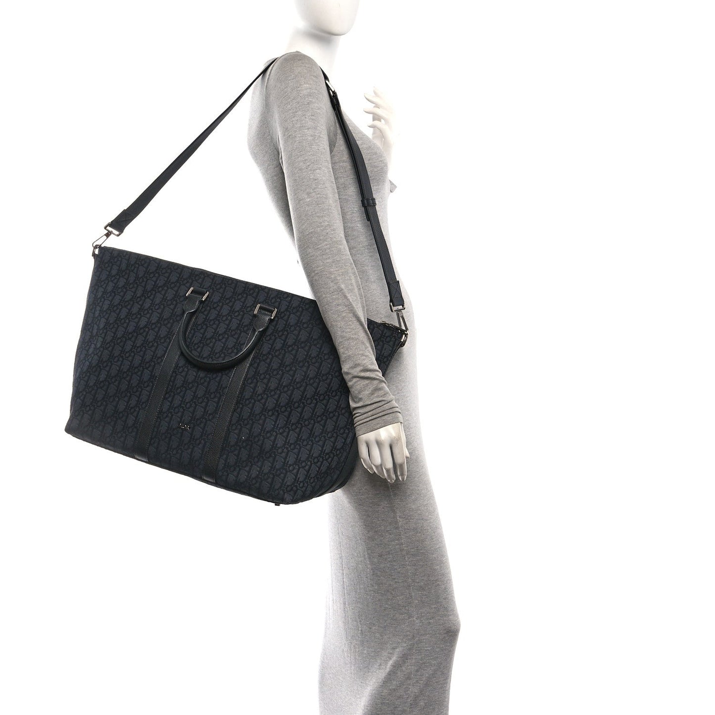 Maxi Oblique Jacquard Weekender 40 Black