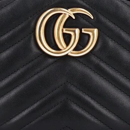 Calfskin Matelasse GG Marmont Belt Bag 75 30 85 34 Black