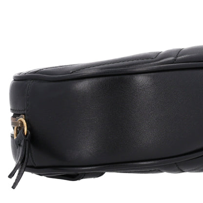 Calfskin Matelasse GG Marmont Belt Bag 75 30 85 34 Black