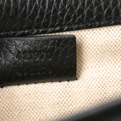 Calfskin Mini Dionysus Shoulder Bag Black