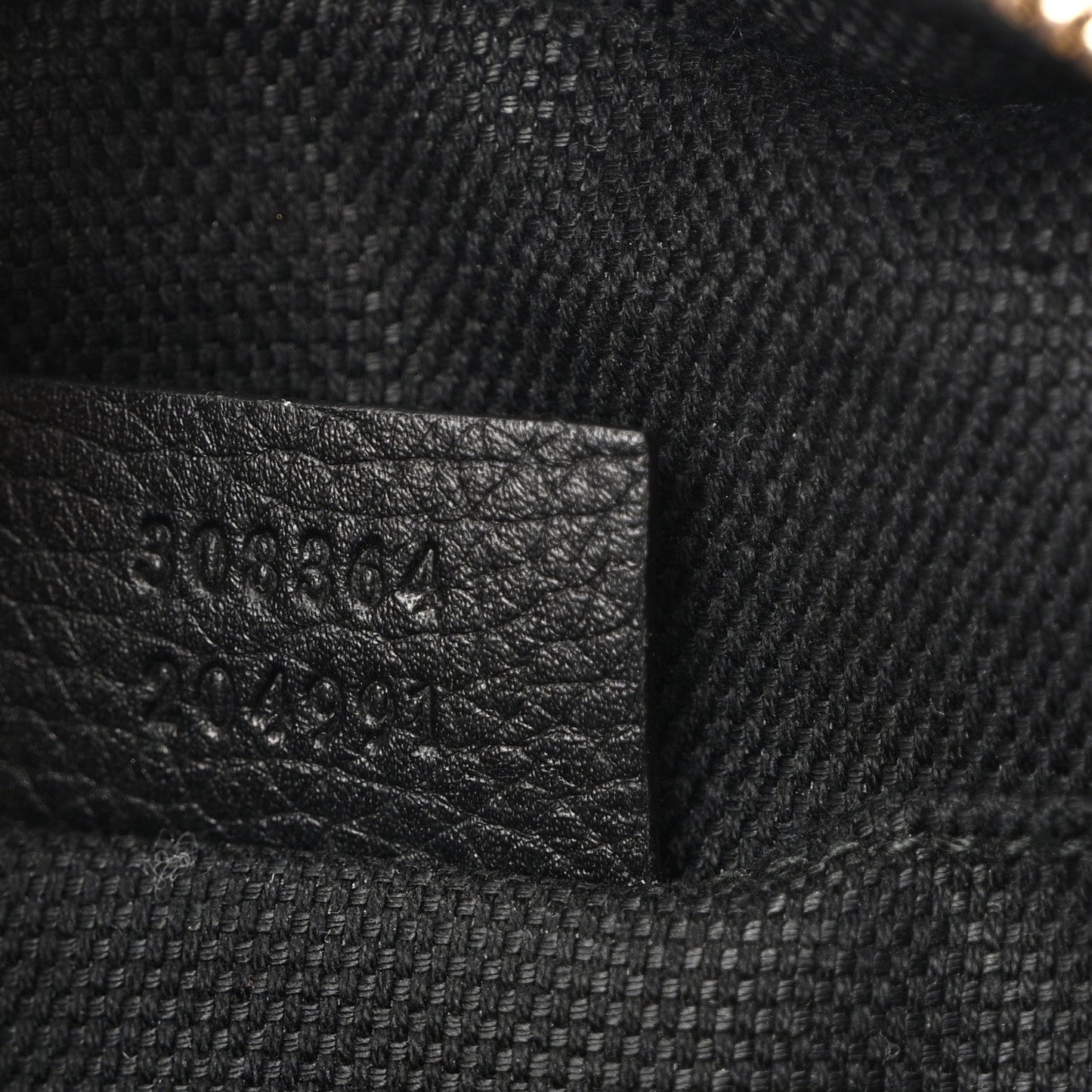 Snakeskin Small Soho Disco Bag Black