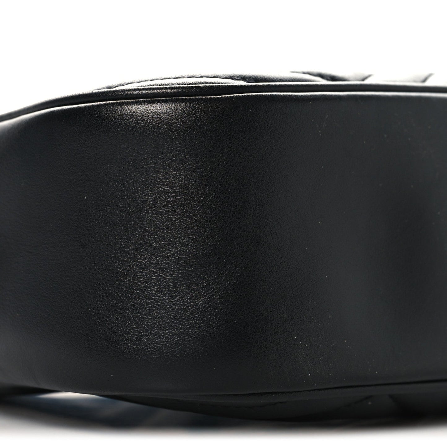 Calfskin Matelasse Small GG Marmont Chain Shoulder Bag Black