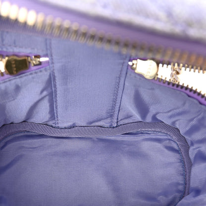 Denim GG Monogram Nano GG Marmont Vanity Bag Light Purple