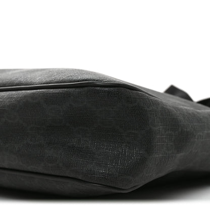GG Supreme Monogram Messenger Bag Black Grey