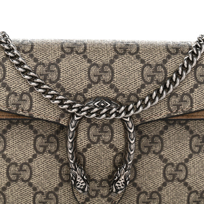 GG Supreme Monogram Super Mini Dionysus Shoulder Bag Taupe