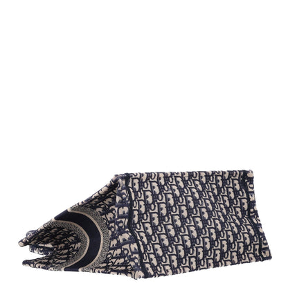 Oblique Medium Book Tote Blue Multicolor
