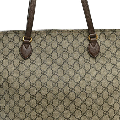 GG Supreme Monogram Medium Ophidia Shopping Tote Ebony