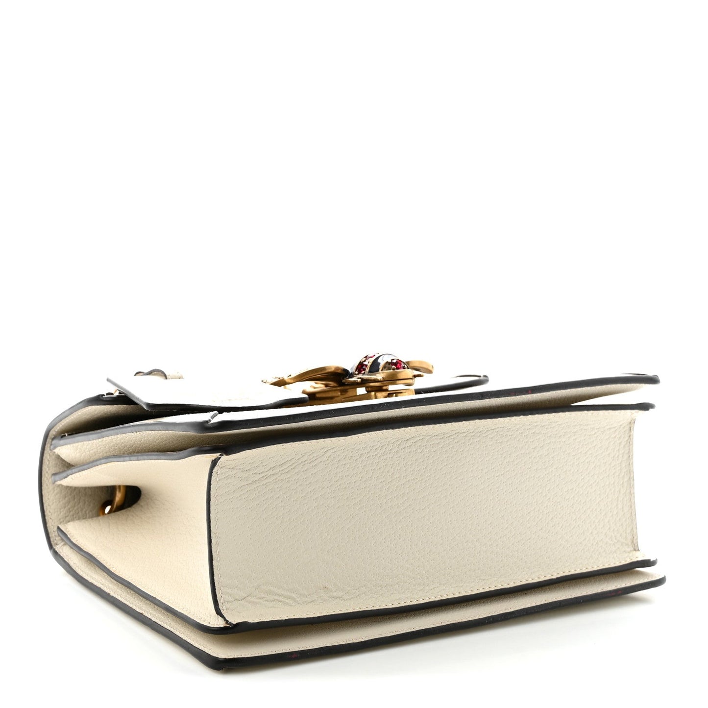 GG Supreme Monogram Small Queen Margaret Top Handle Bag White