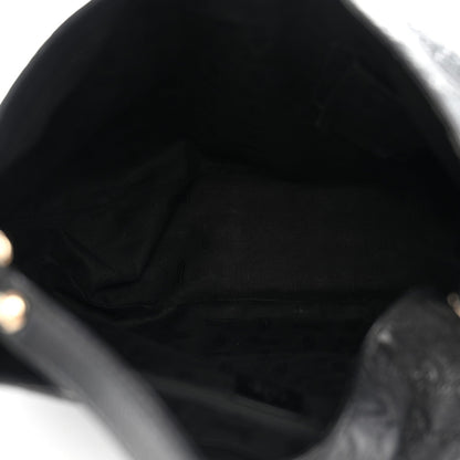 Guccissima Large New Ladies Web Hobo Black