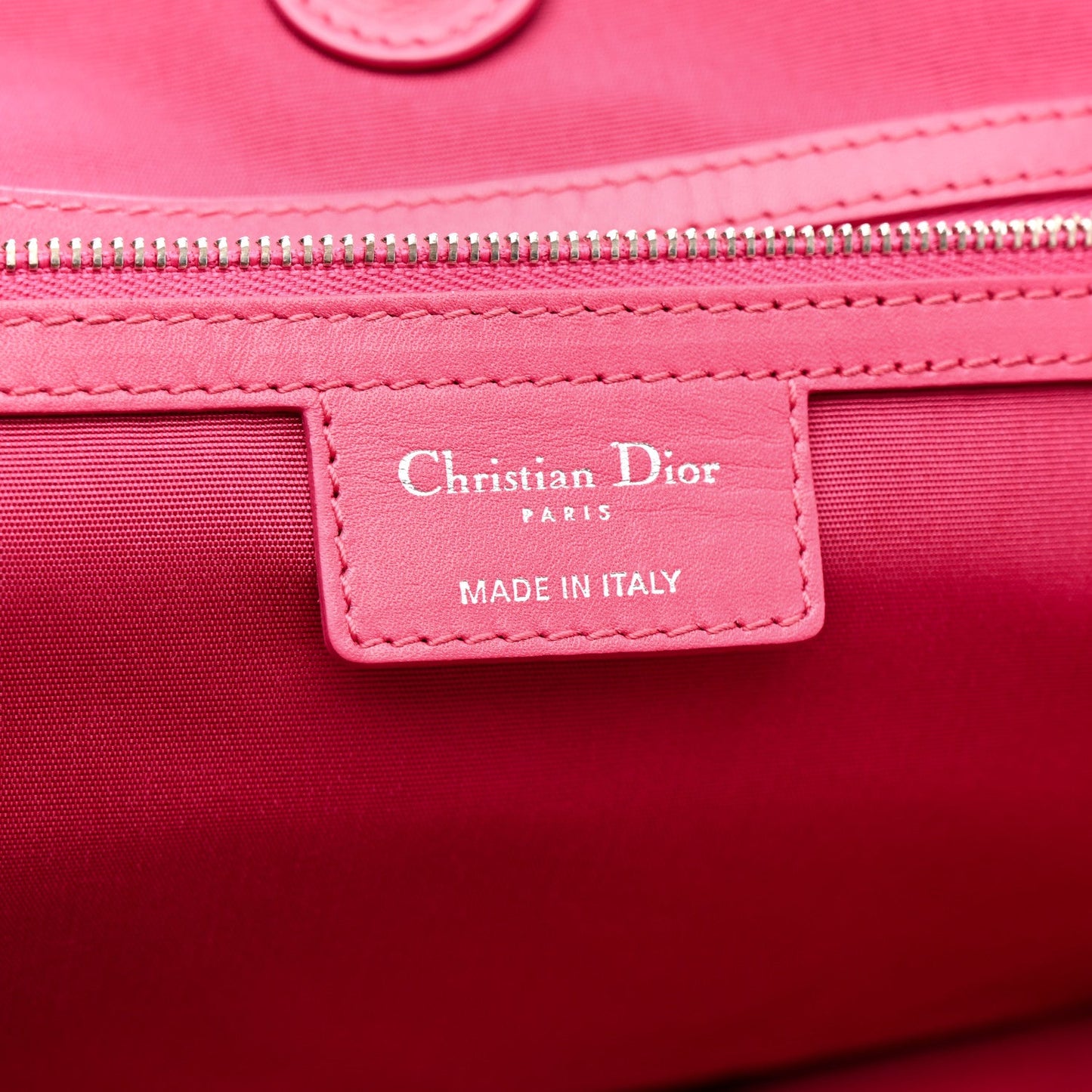 Coated Canvas Cannage Medium Panarea Tote Pink