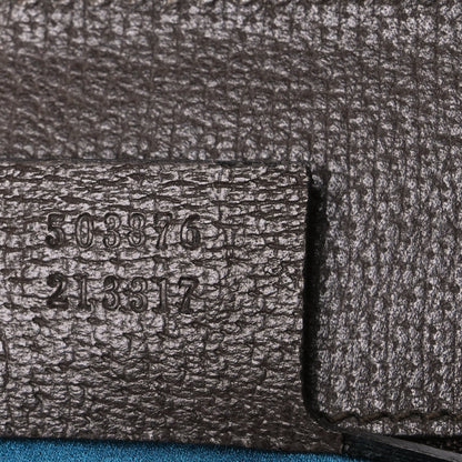 GG Supreme Monogram Web Medium Ophidia Chain Shoulder Bag Brown