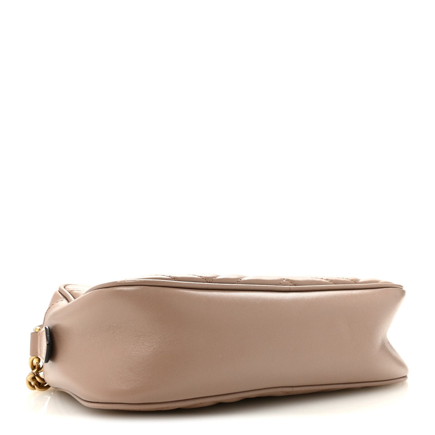 Calfskin Matelasse Small GG Marmont Chain Shoulder Bag Porcelain Rose