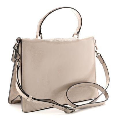 Crinkled Patent Medium Dionysus Top Handle Bag Sphinx