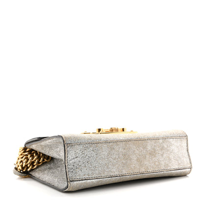Galassia Small Padlock Shoulder Bag Platino