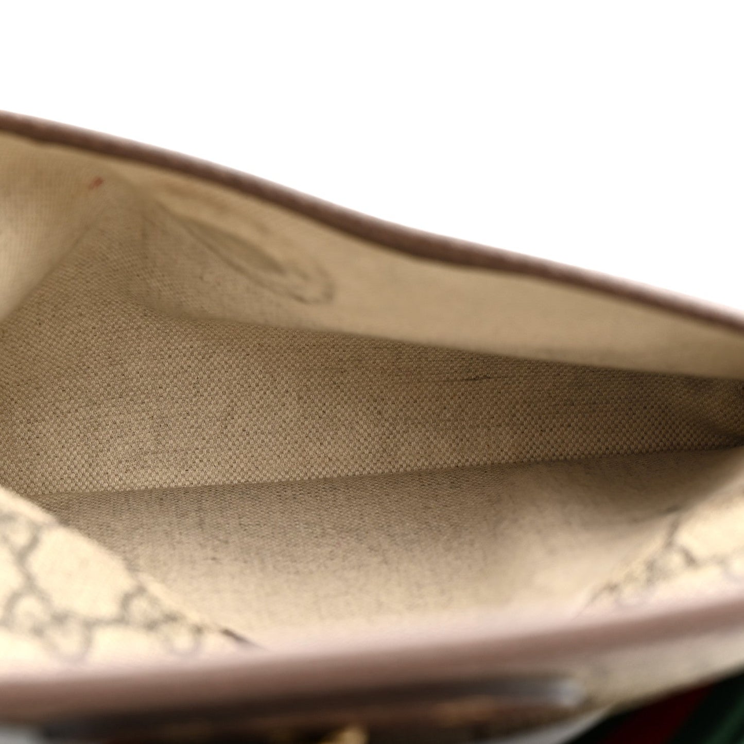 GG Supreme Monogram Neo Vintage Web Belt Bag Brown