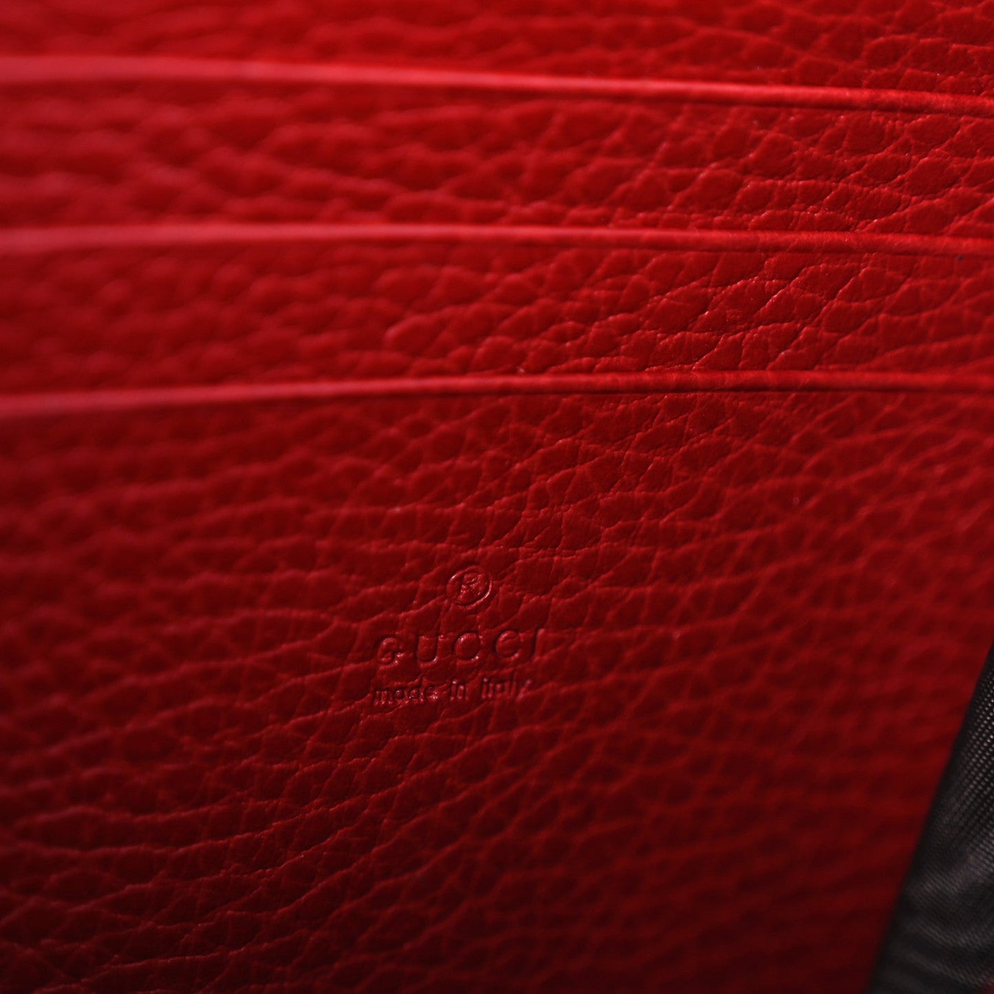 Calfskin Mini Dionysus Chain Wallet Hibiscus Red