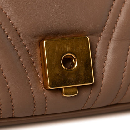 Calfskin Matelasse Medium GG Marmont Shoulder Bag Porcelain Rose