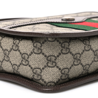 GG Supreme Monogram Web Ophidia Crossbody Bag Beige New Acero