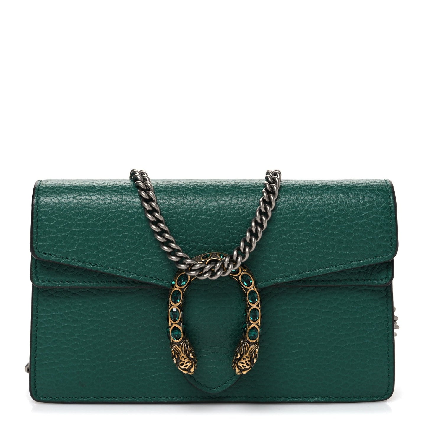 Calfskin Super Mini Dionysus Shoulder Bag Emerald