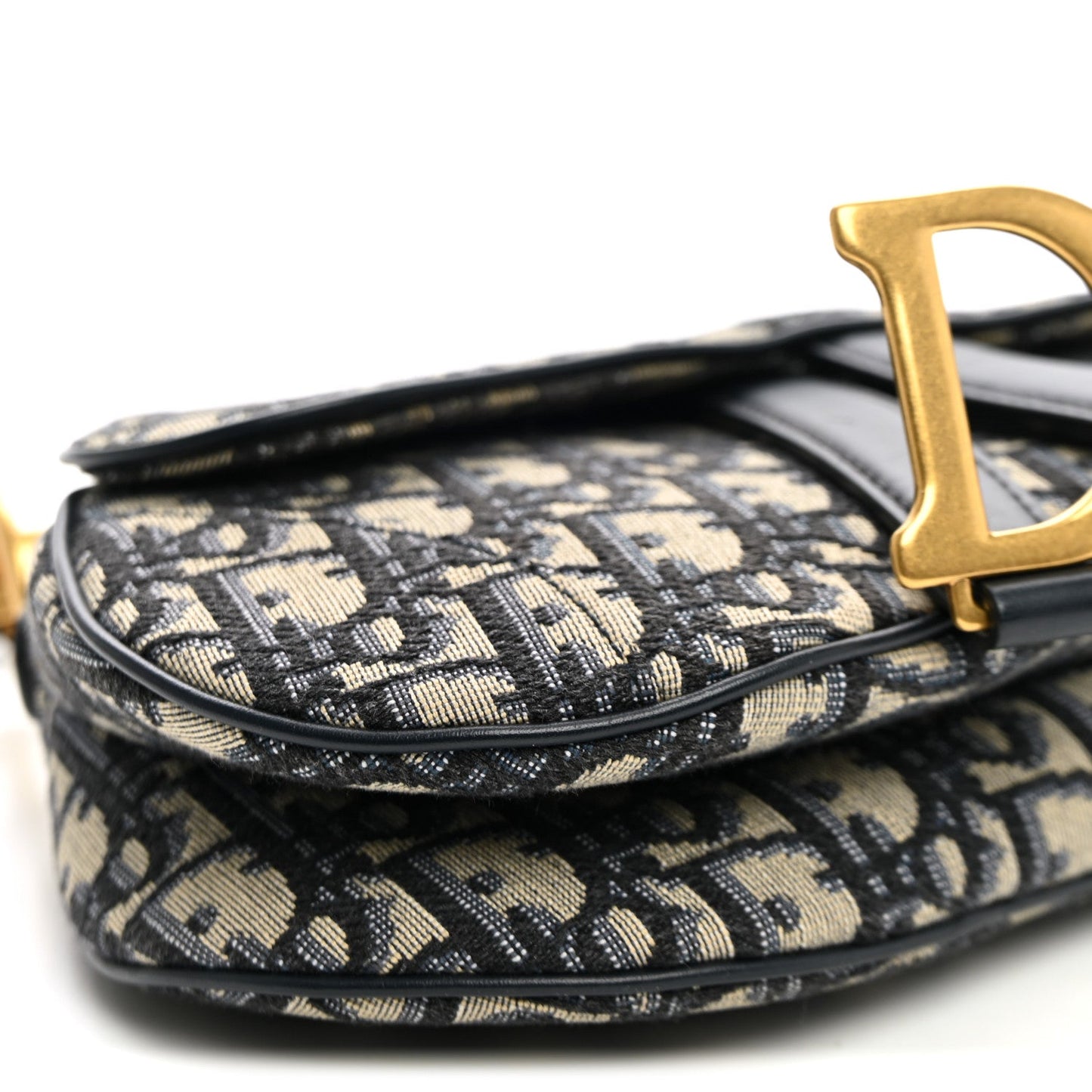 Oblique Mini Saddle Bag Blue