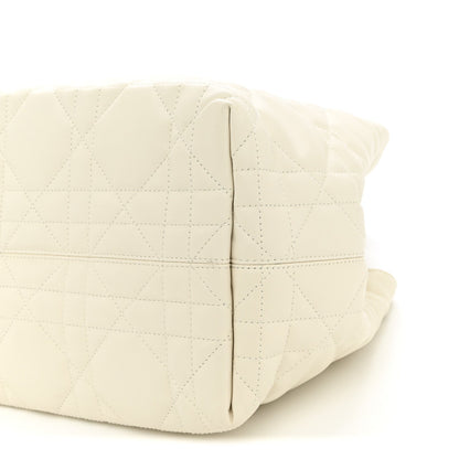Calfskin Macrocannage Medium Toujours White