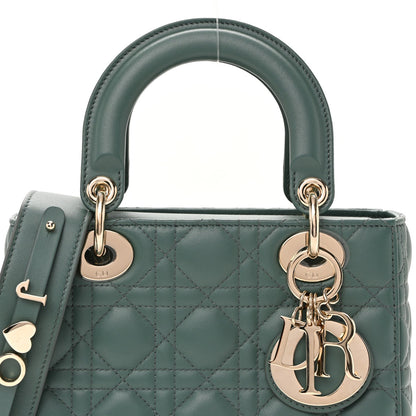 Lambskin Cannage Small My ABCDior Lady Dior Army Green