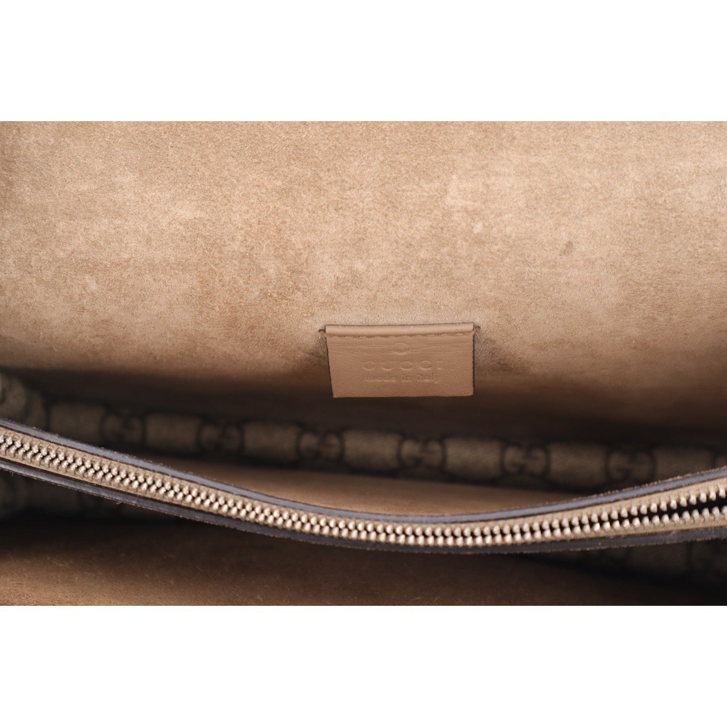 GG Supreme Monogram Small Dionysus Shoulder Bag Taupe