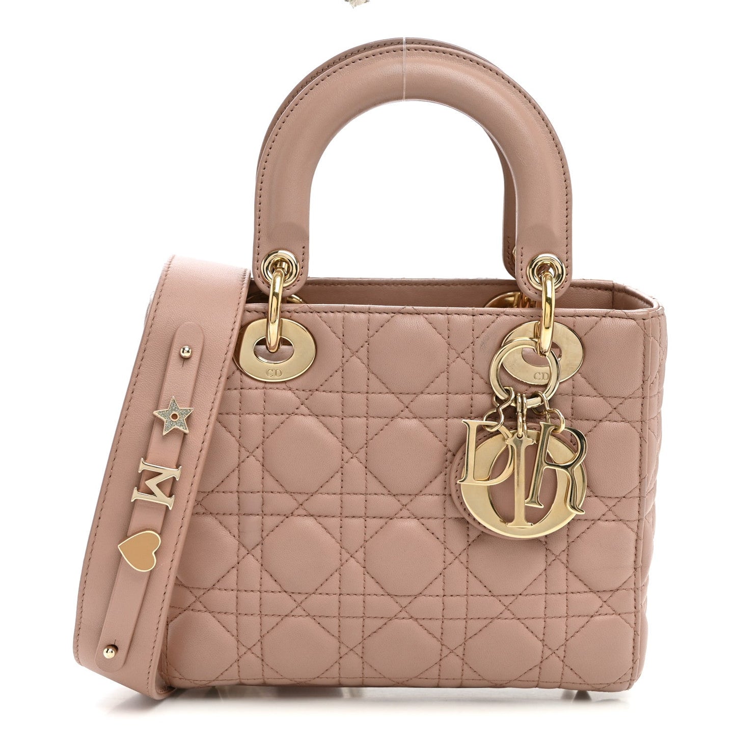 Lambskin Cannage Small My ABCDior Lady Dior Blush