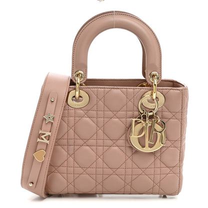 Lambskin Cannage Small My ABCDior Lady Dior Blush