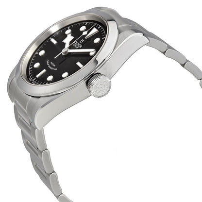Tudor Black Bay Automatic Black Dial Silver Steel Strap Watch for Men - M79540-0001